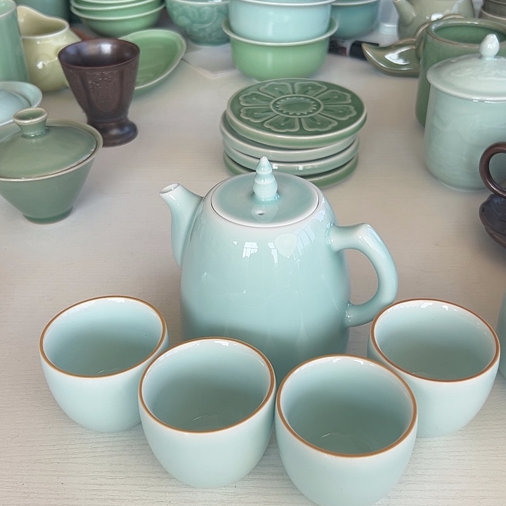 小米茶器龙泉青瓷