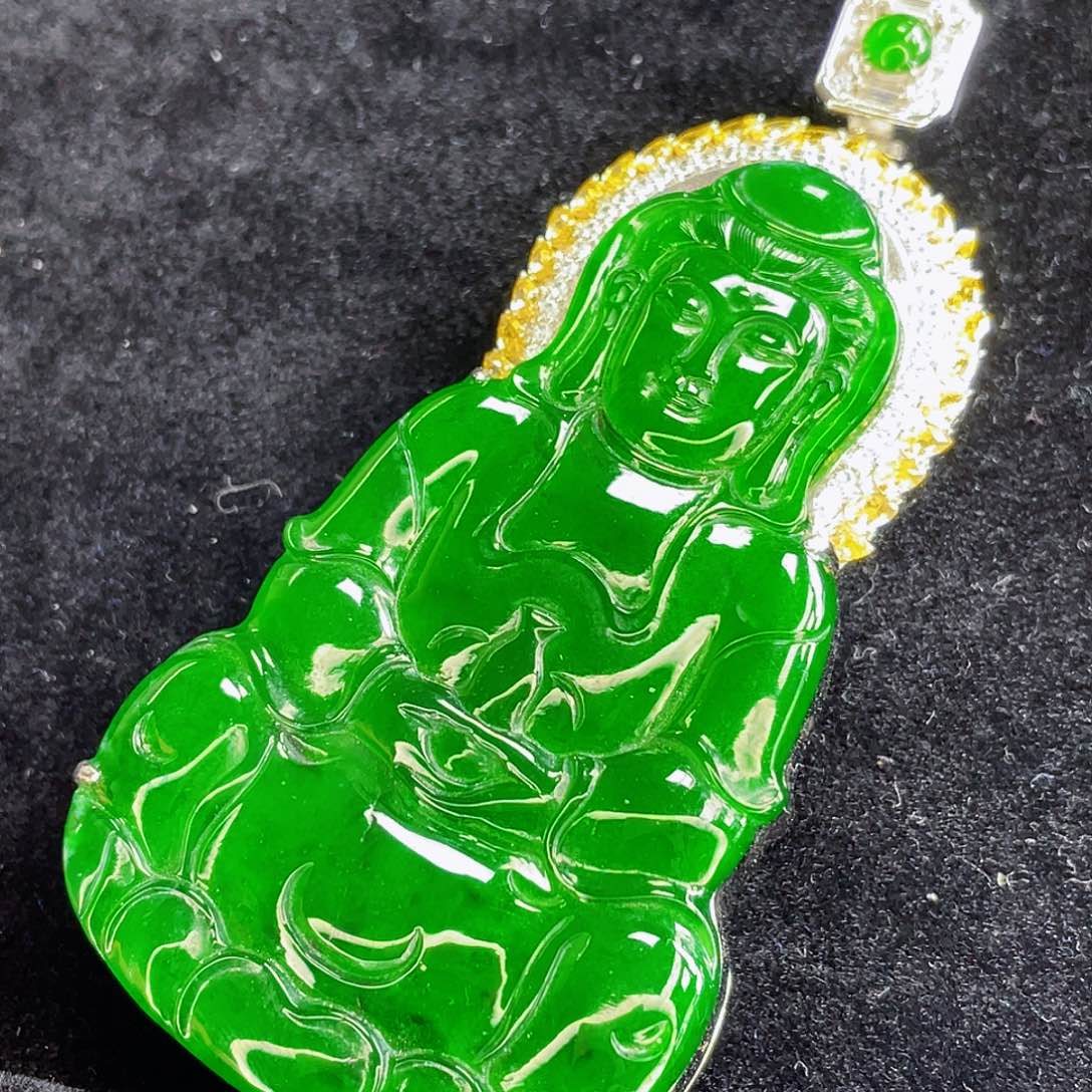 翡翠吊坠(不含链)未镶嵌