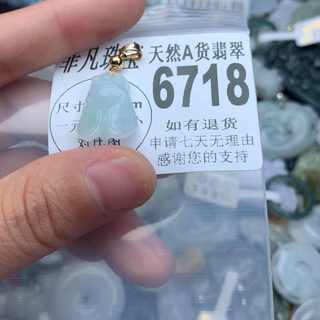 翡翠颈饰未镶嵌6718。