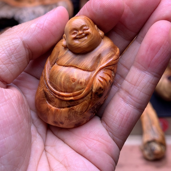 柏木（崖柏）崖柏陈化料手把件