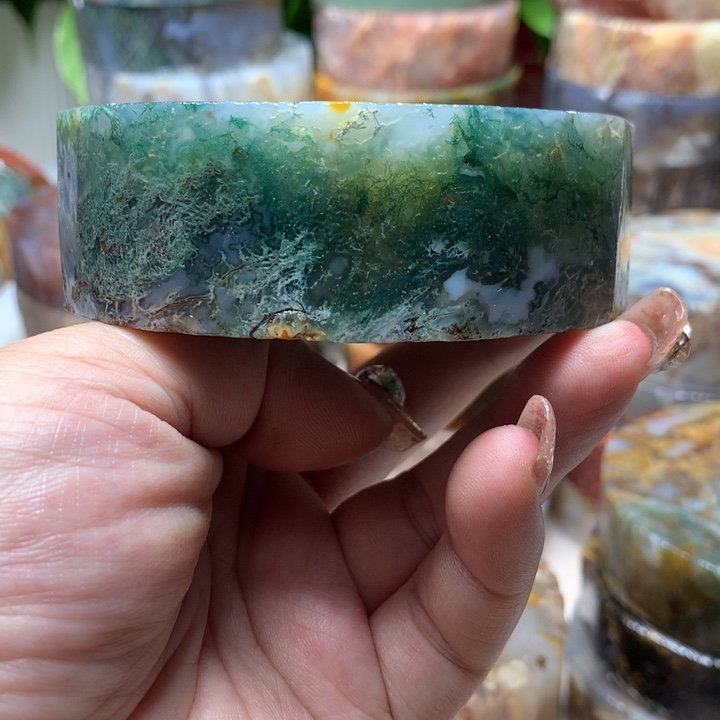 晴***儿定制玛瑙定制手镯59和2个平安扣