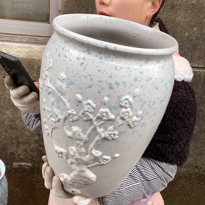 紫砂花盆正品口25高35