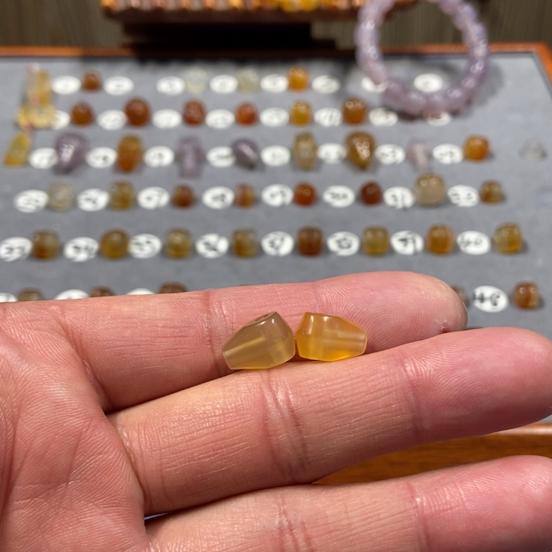 *****玛瑙/玉髓合金颈饰三通