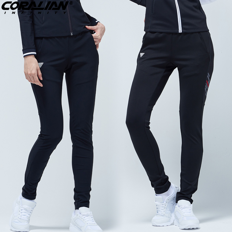 可莱安羽毛球长裤女裤子韩国进口时尚透气速干修身运动裤卫裤秋冬