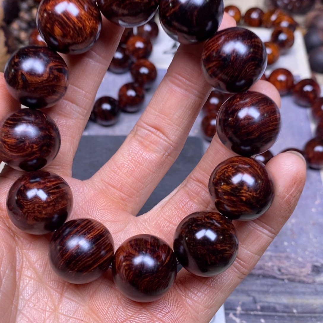 手串/手链降真香海南红降2.0黑金底留疤59克