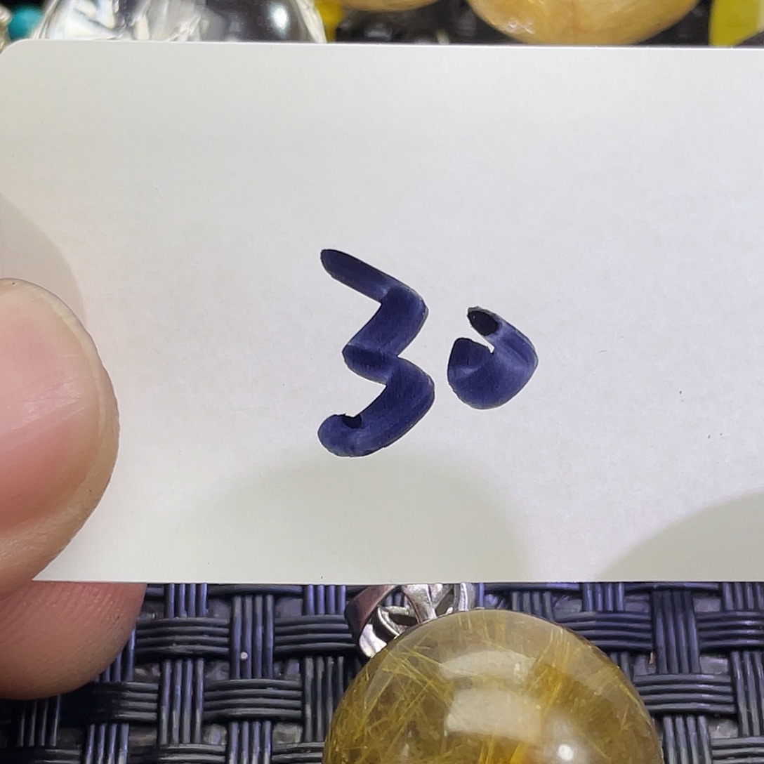 水晶水晶吊坠未镶嵌L*
