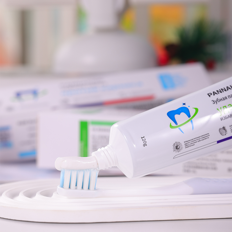 【FJ 3盒】俄罗斯原装进口普娜之吻牙膏120克