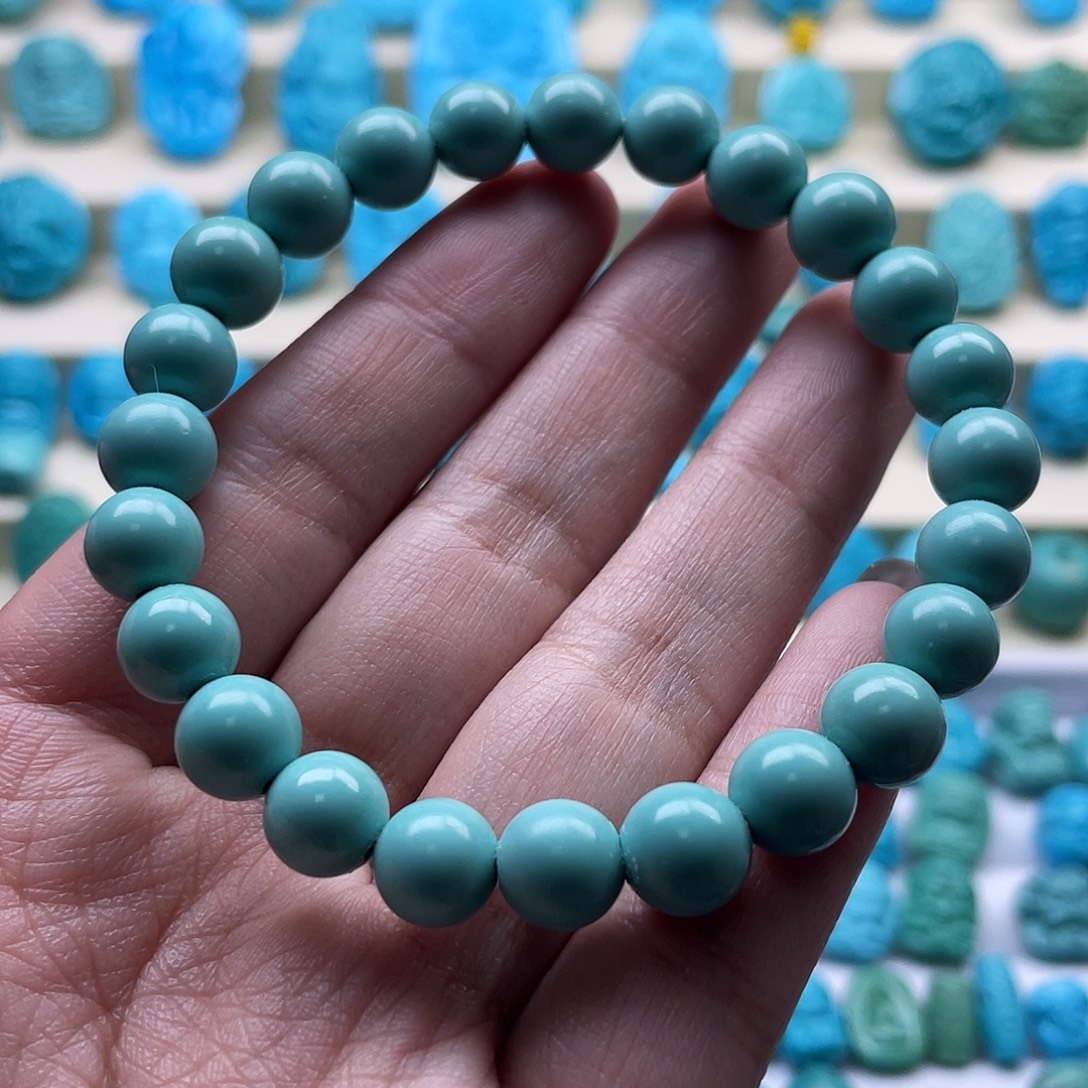 绿松石未镶嵌颈饰8mm