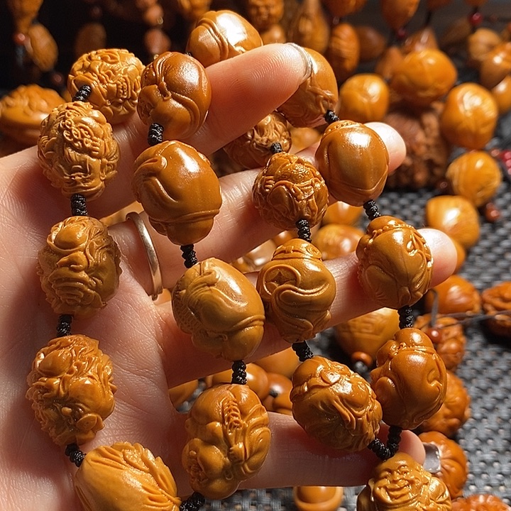 吊坠橄榄核财迷手持