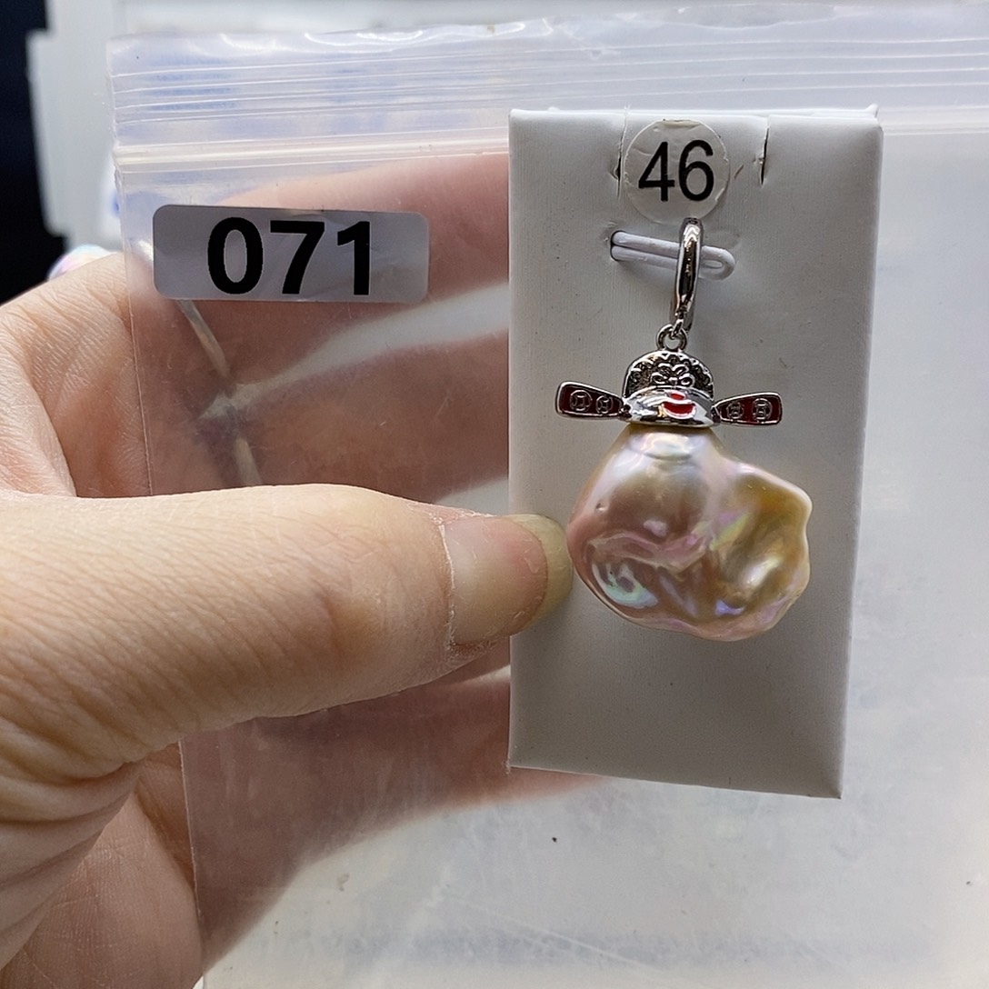 颈饰合金淡水珍珠