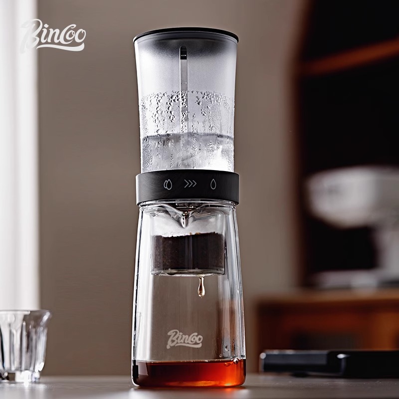 BinCoo冰滴壶玻璃冷萃咖啡壶家用小型滴漏式过滤冰酿壶咖啡器具L