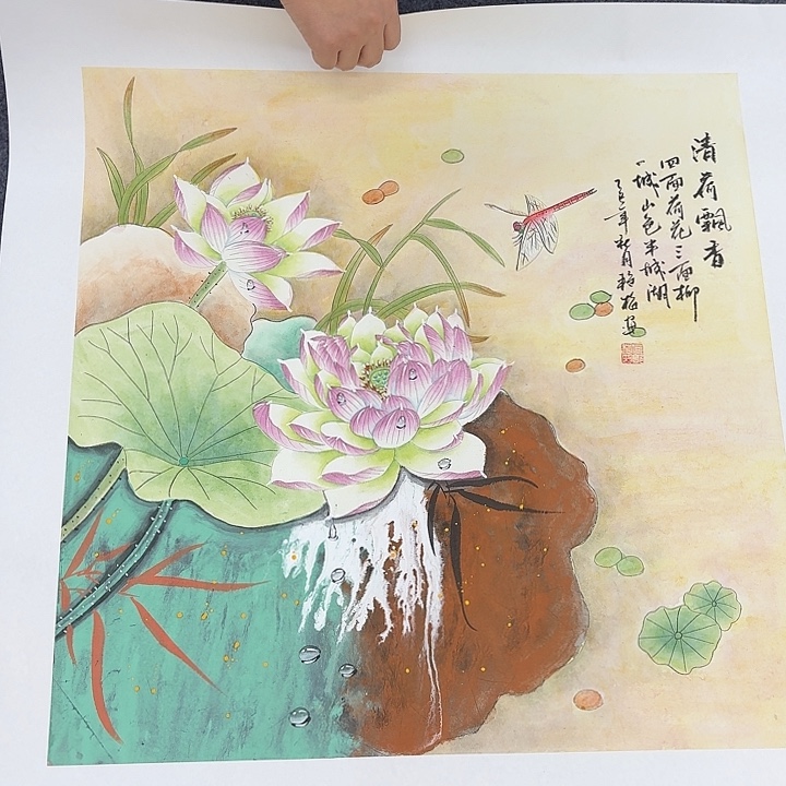 国画手绘国画作品