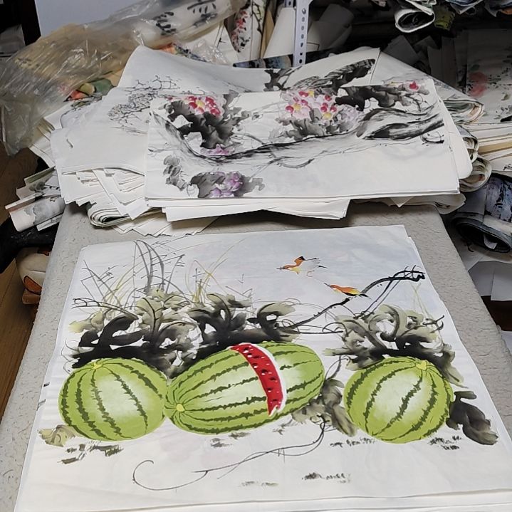 天***师国画落款卡章后台备注