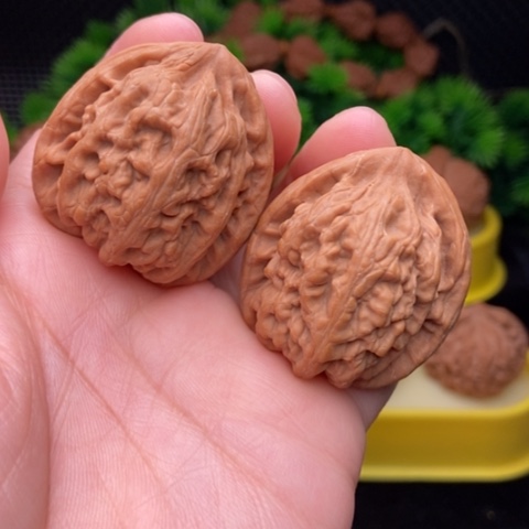 吊坠文玩核桃红锦鲤37全品