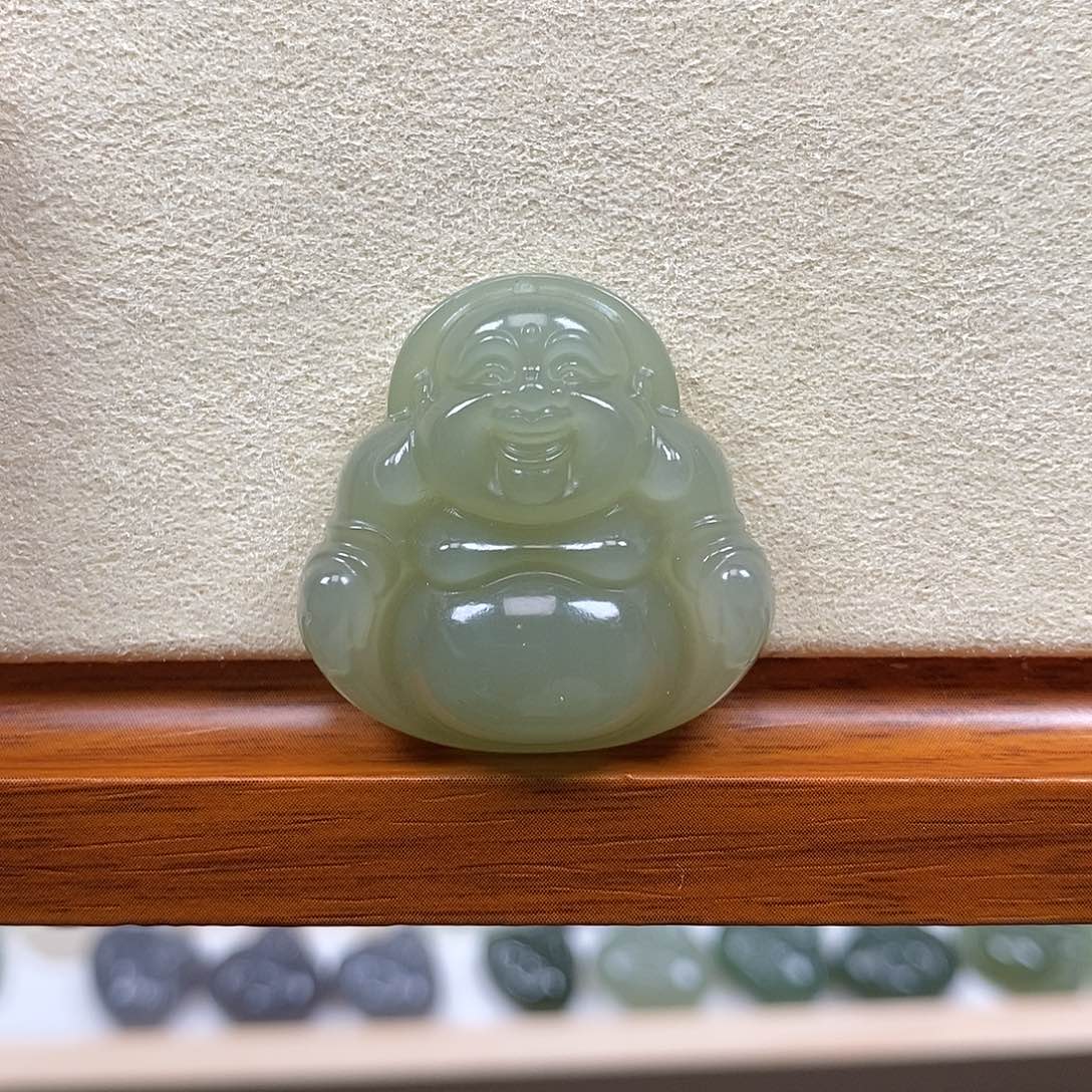 和田玉颈饰未镶嵌卡30