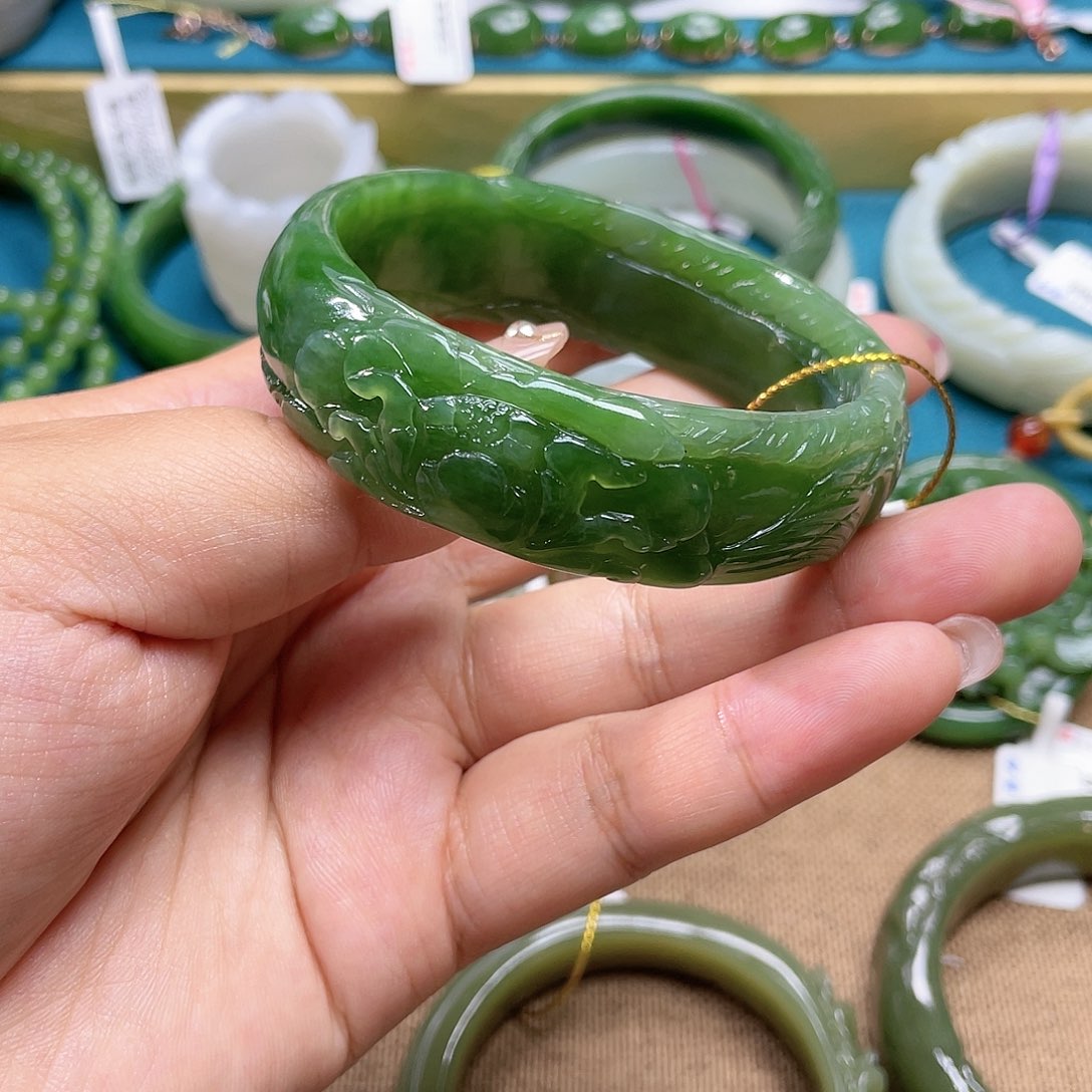 【闪购商品】和田玉手镯57圈口100未镶嵌