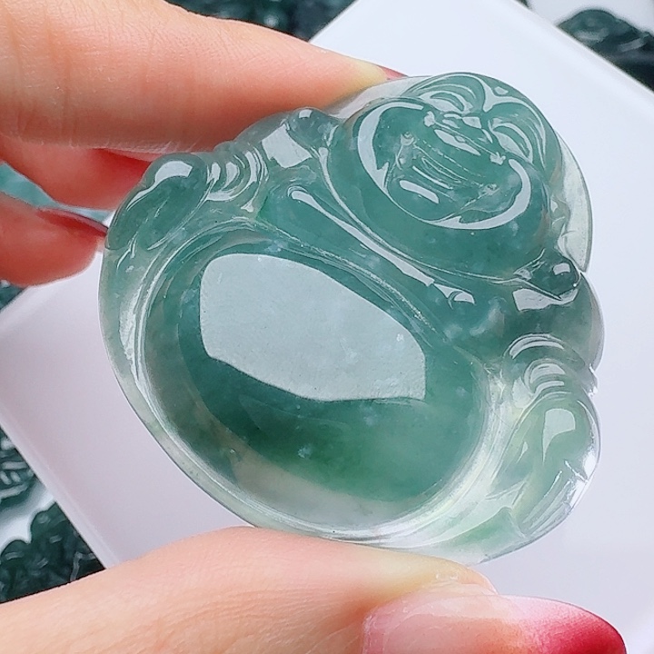 颈饰未镶嵌翡翠天然的A货翡翠多样性发其一