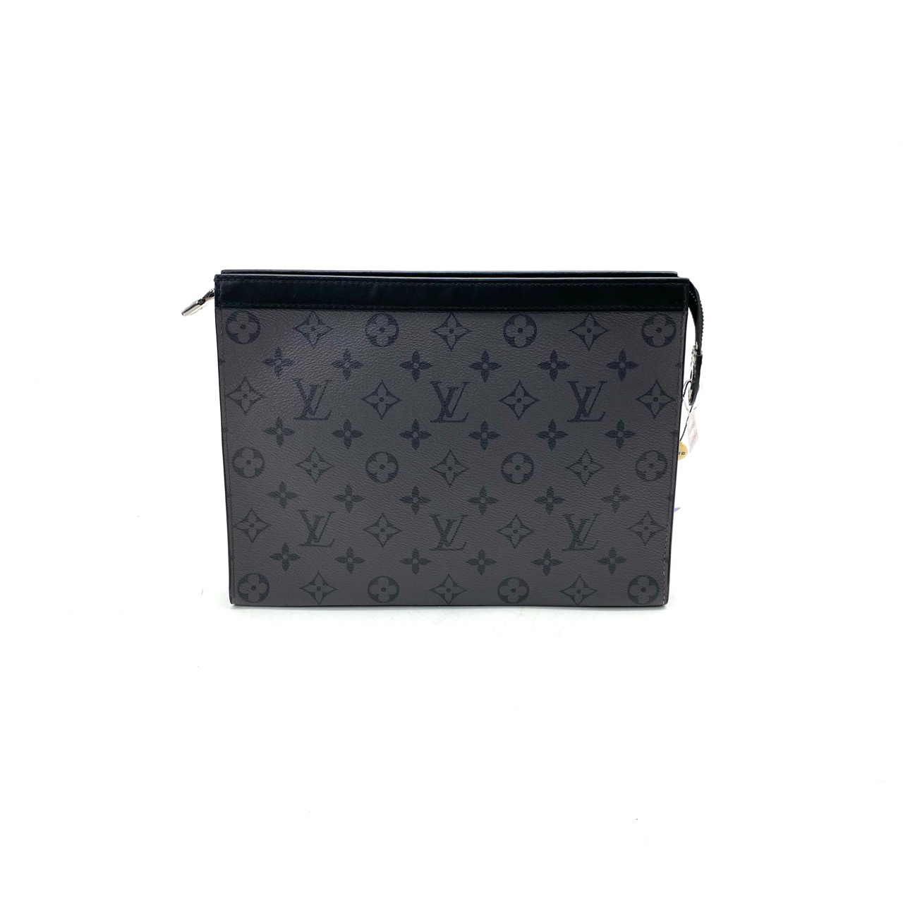 95新 LouisVuitton/路易威登 98新黑武士老花洗漱手拿包尺寸27/21