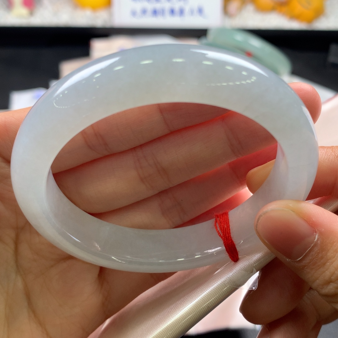 翡翠未镶嵌手镯7号