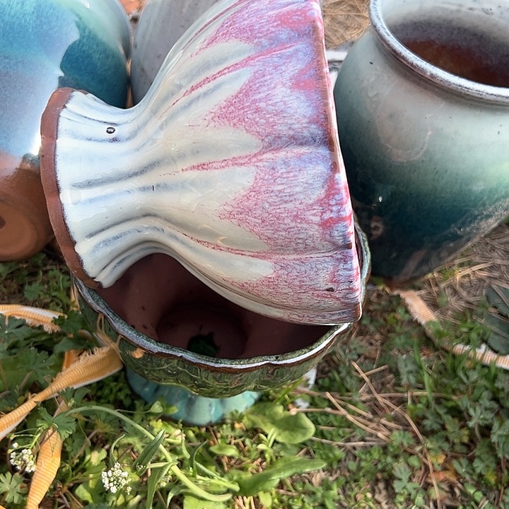 红陶口15高12瑕疵