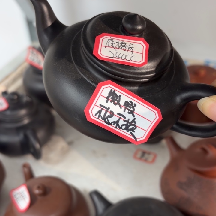 紫砂茶壶优秀！宜兴原矿底槽青