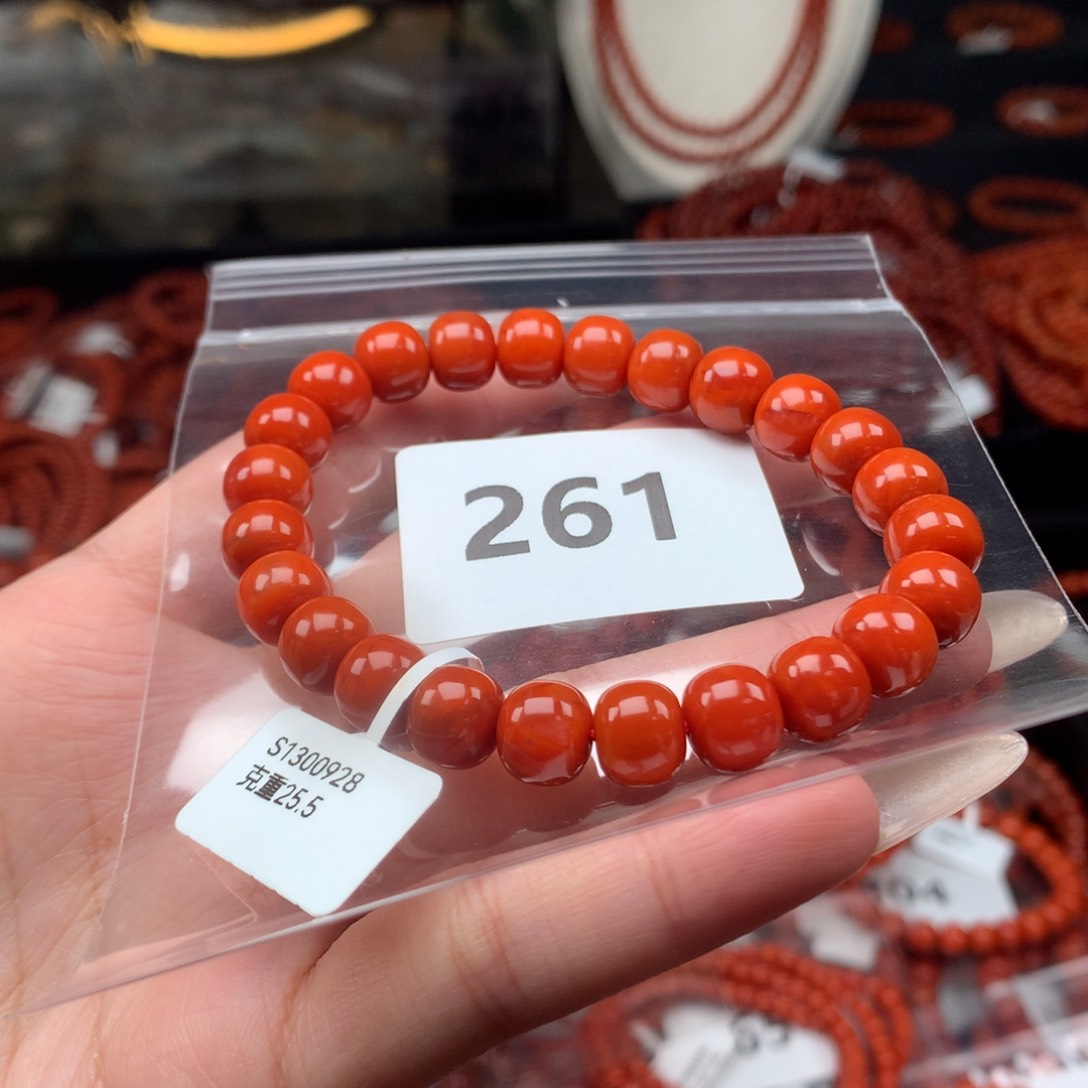南红玛瑙手串未镶嵌9m m