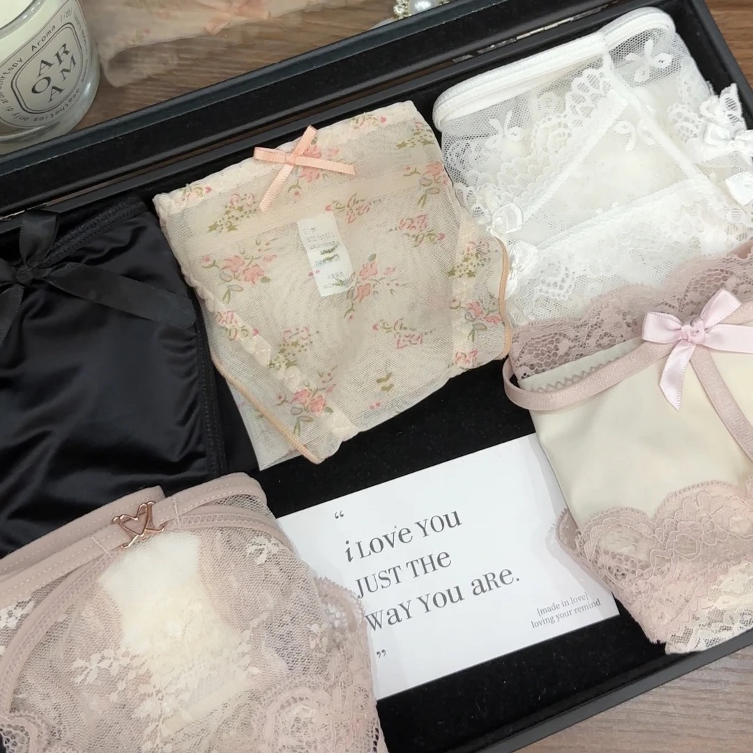 清 3条蕾丝内裤女士透气高品质no退no换