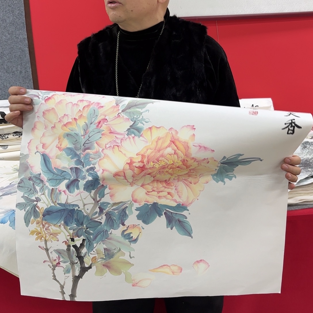 国画国画作品多次在国内外