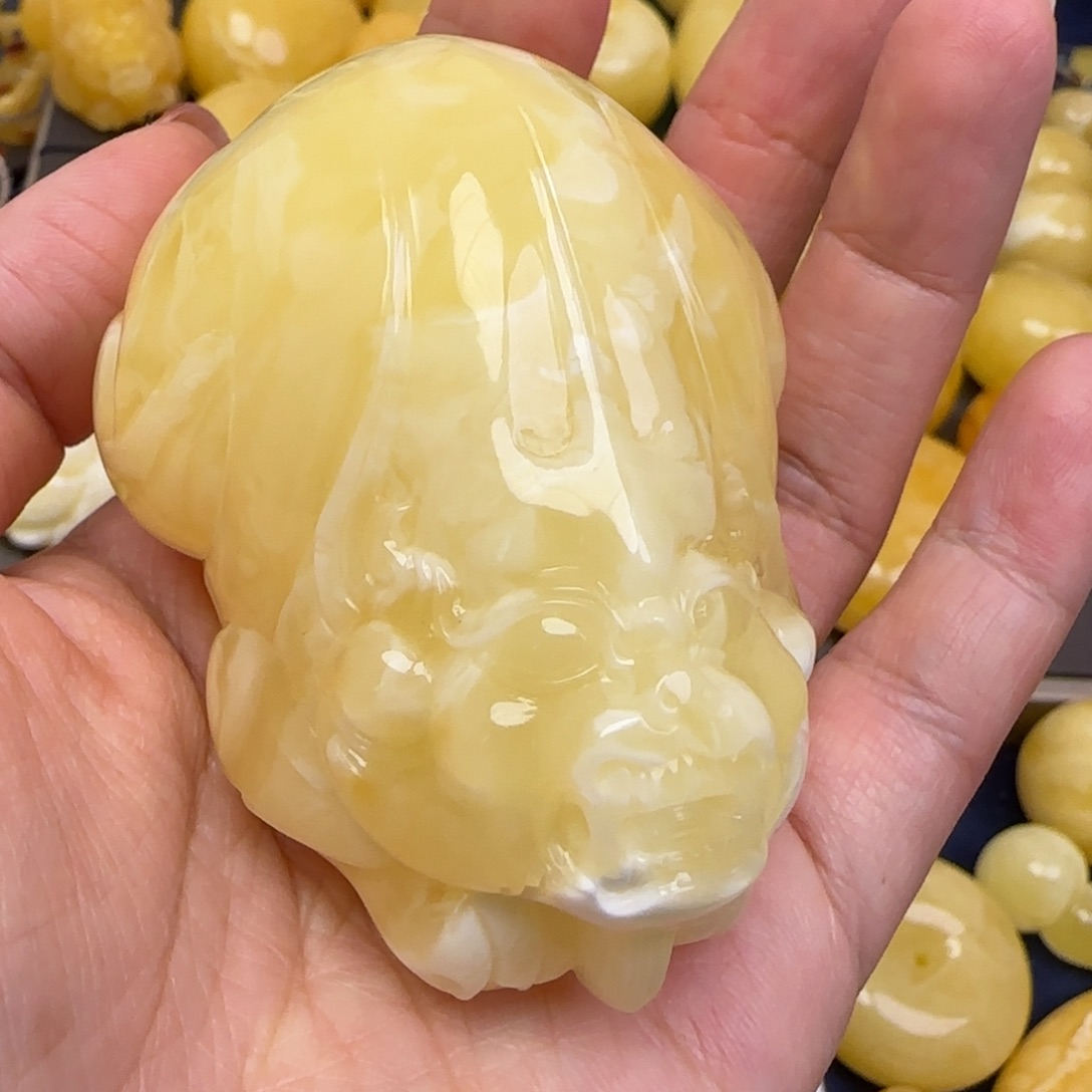 蜜蜡颈饰未镶嵌等**雨