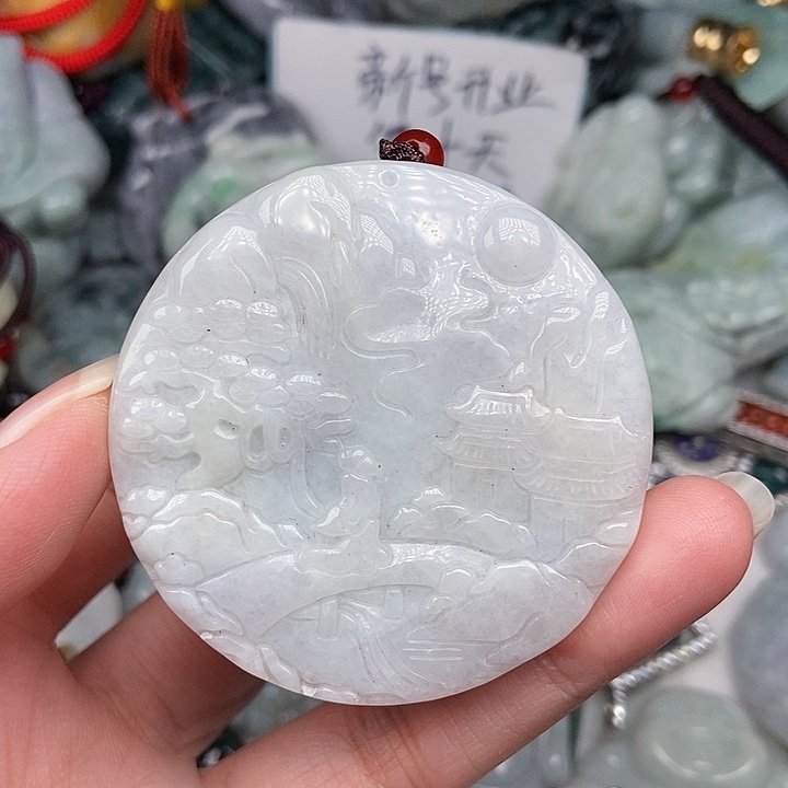 颈饰未镶嵌翡翠翡翠