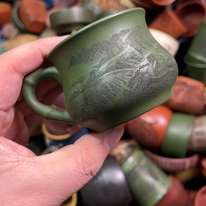 紫砂茶杯全手工紫砂主人杯