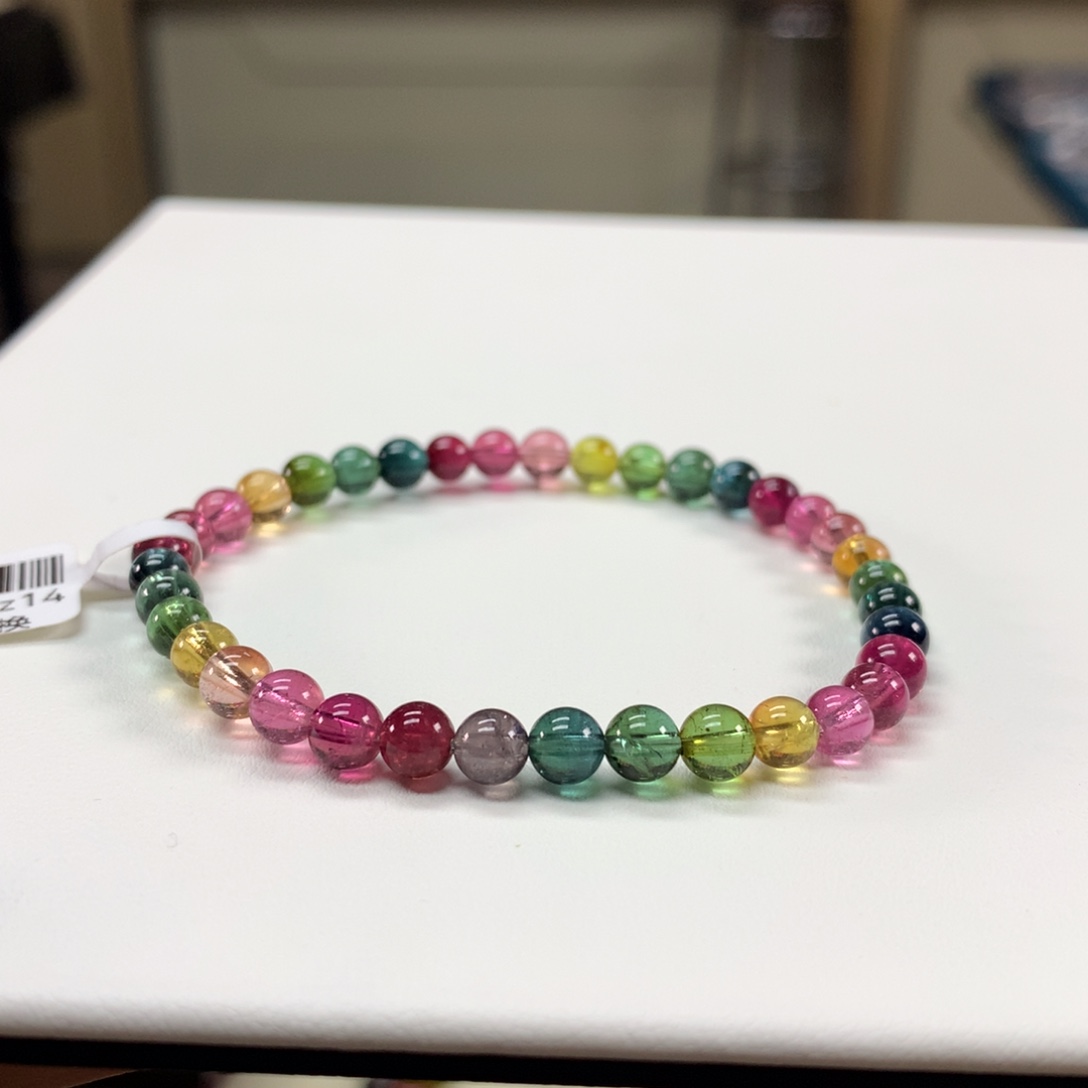 碧玺手链未镶嵌手链5毫米左右