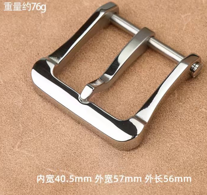 男士实心不锈钢皮带纯扣铜腰带扣皮带扣时尚休闲百搭