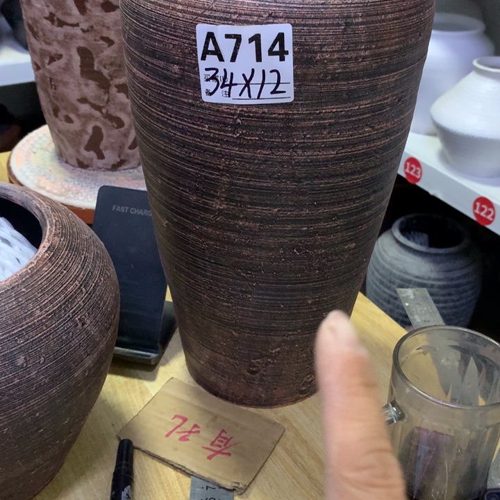 【闪购商品】粗糙盆默认打孔高34口12