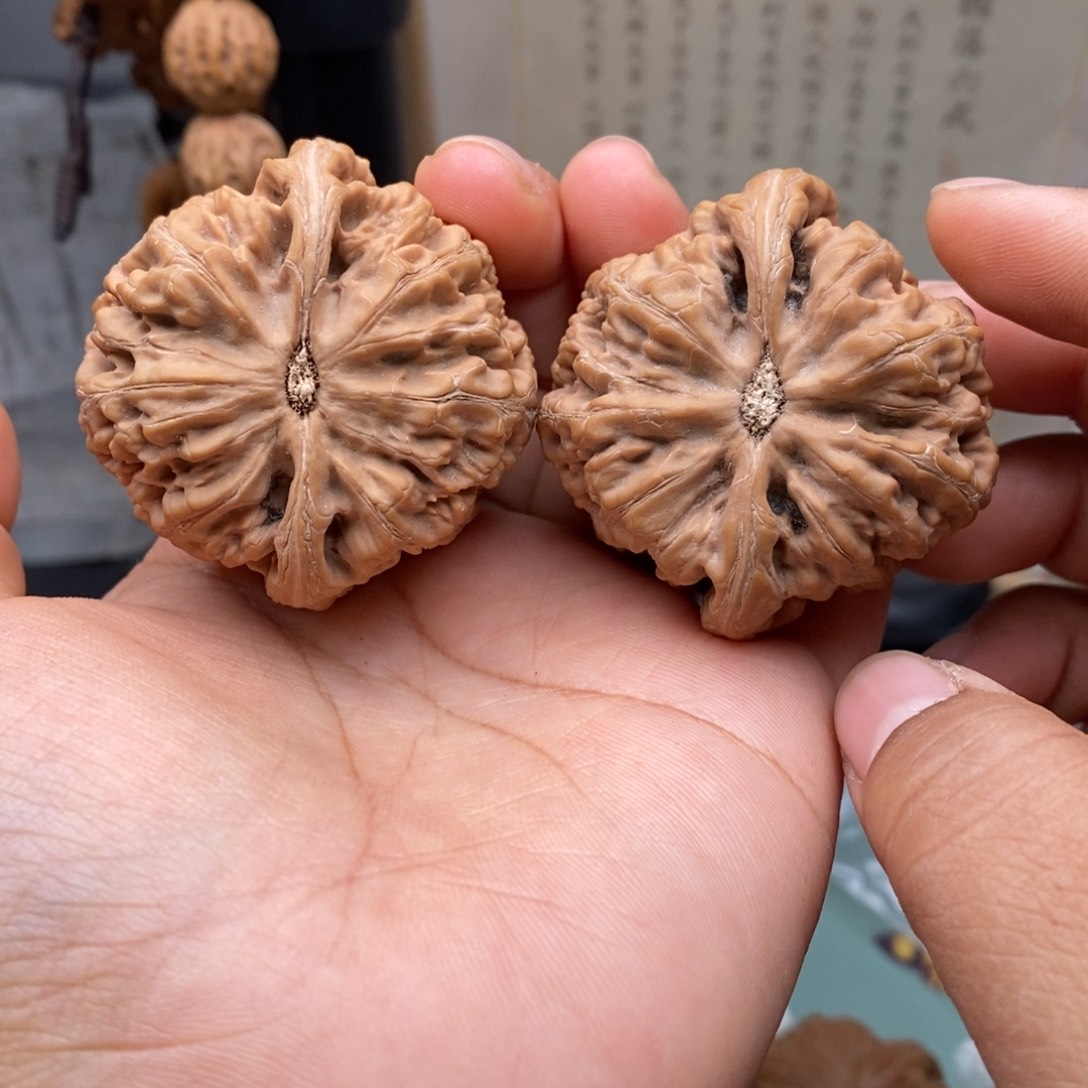 文玩核桃把件46大粗筋