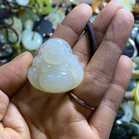 岫玉颈饰未镶嵌挂件