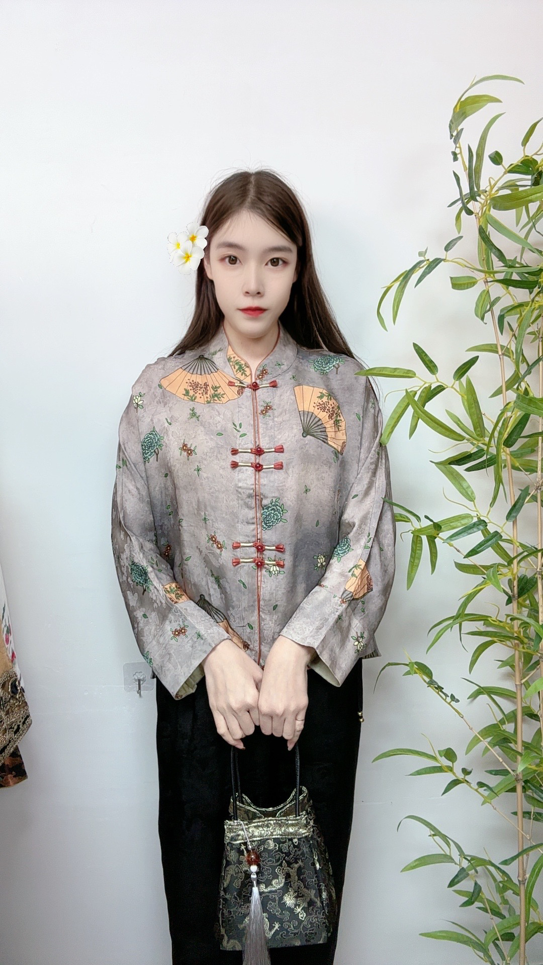 【不见不扇】高级灰定制新中式国风外套上衣