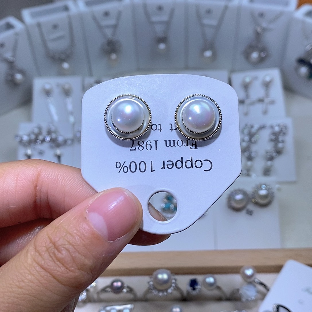 耳饰未镶嵌淡水珍珠