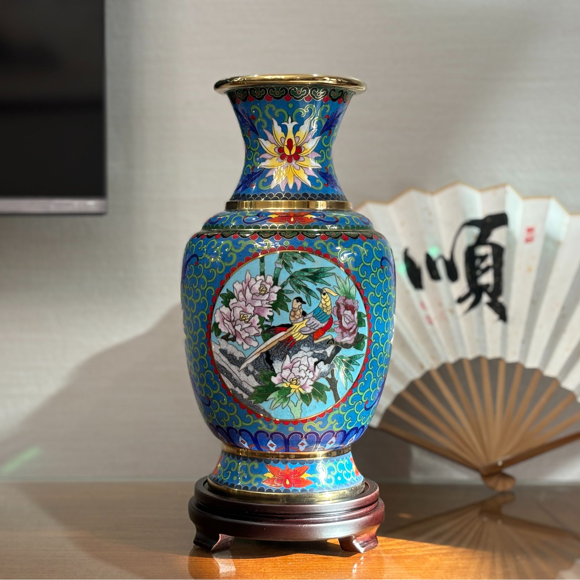 非遗景泰蓝 金龙赏瓶 传承人手工匠心制作 客厅 玄关 新年礼赠