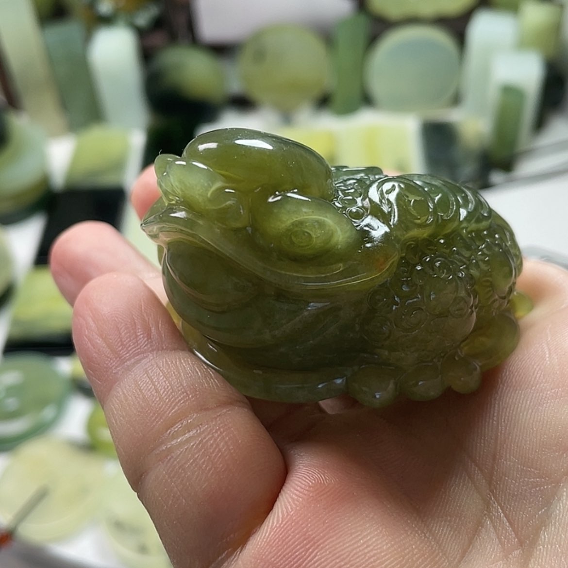 【闪购商品】岫玉手把件未镶嵌