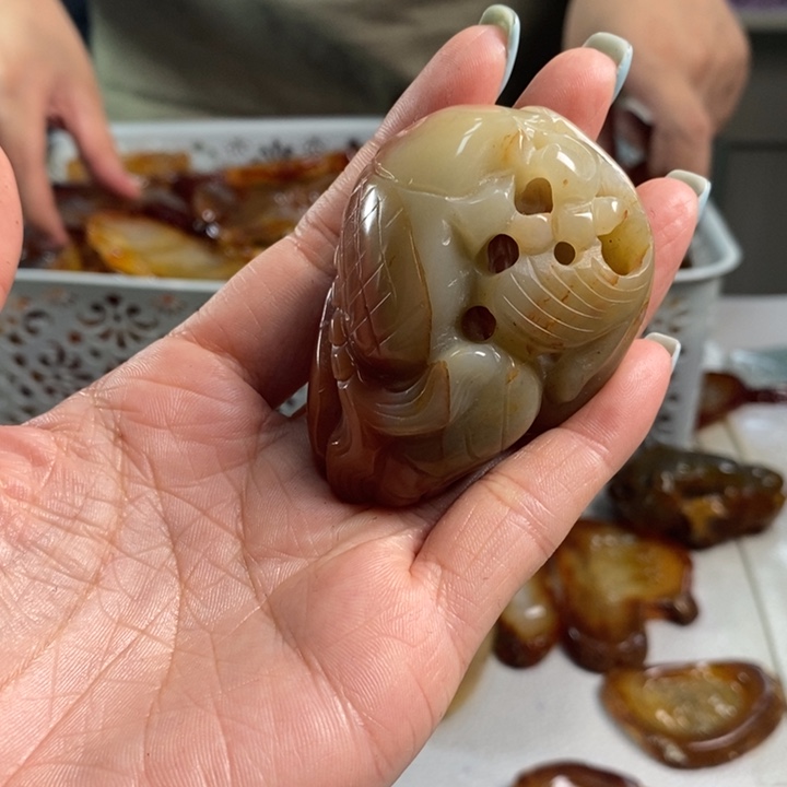 玛瑙/玉髓未镶嵌吊坠(不含链)