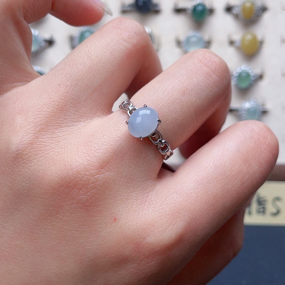 翡翠戒指未镶嵌戒指