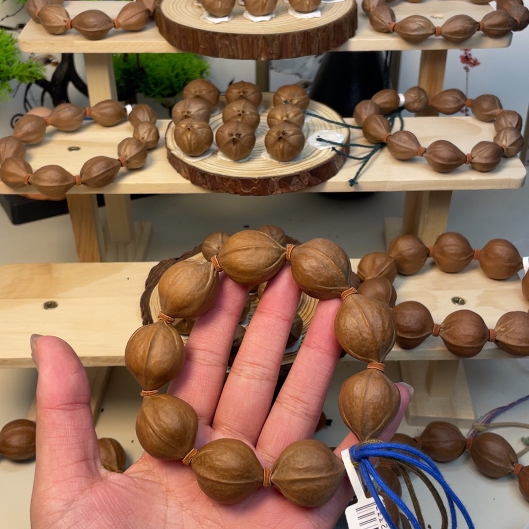 宇***手串/手链橄榄核22.5*28梅林铁核