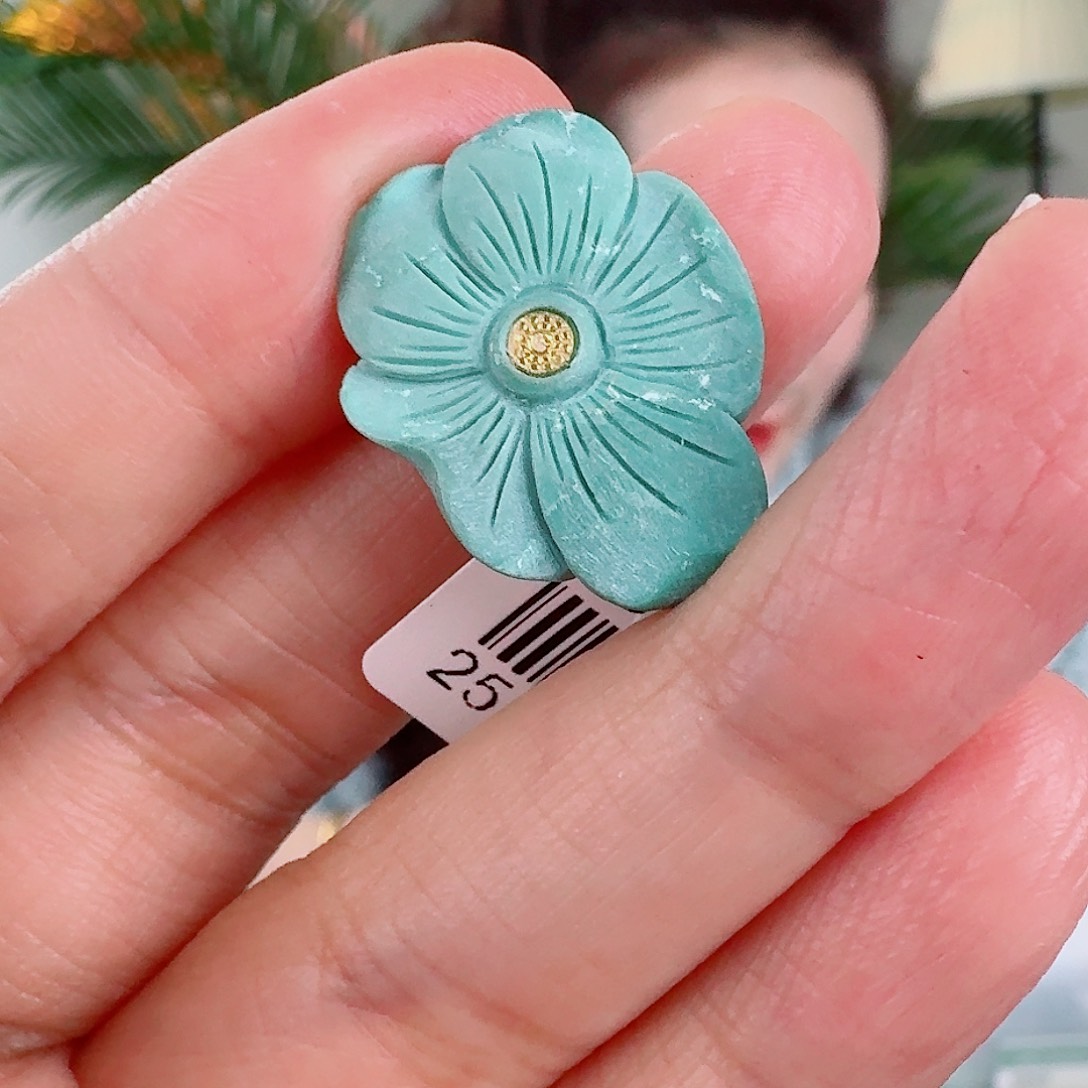 未镶嵌绿松石珠宝奇石