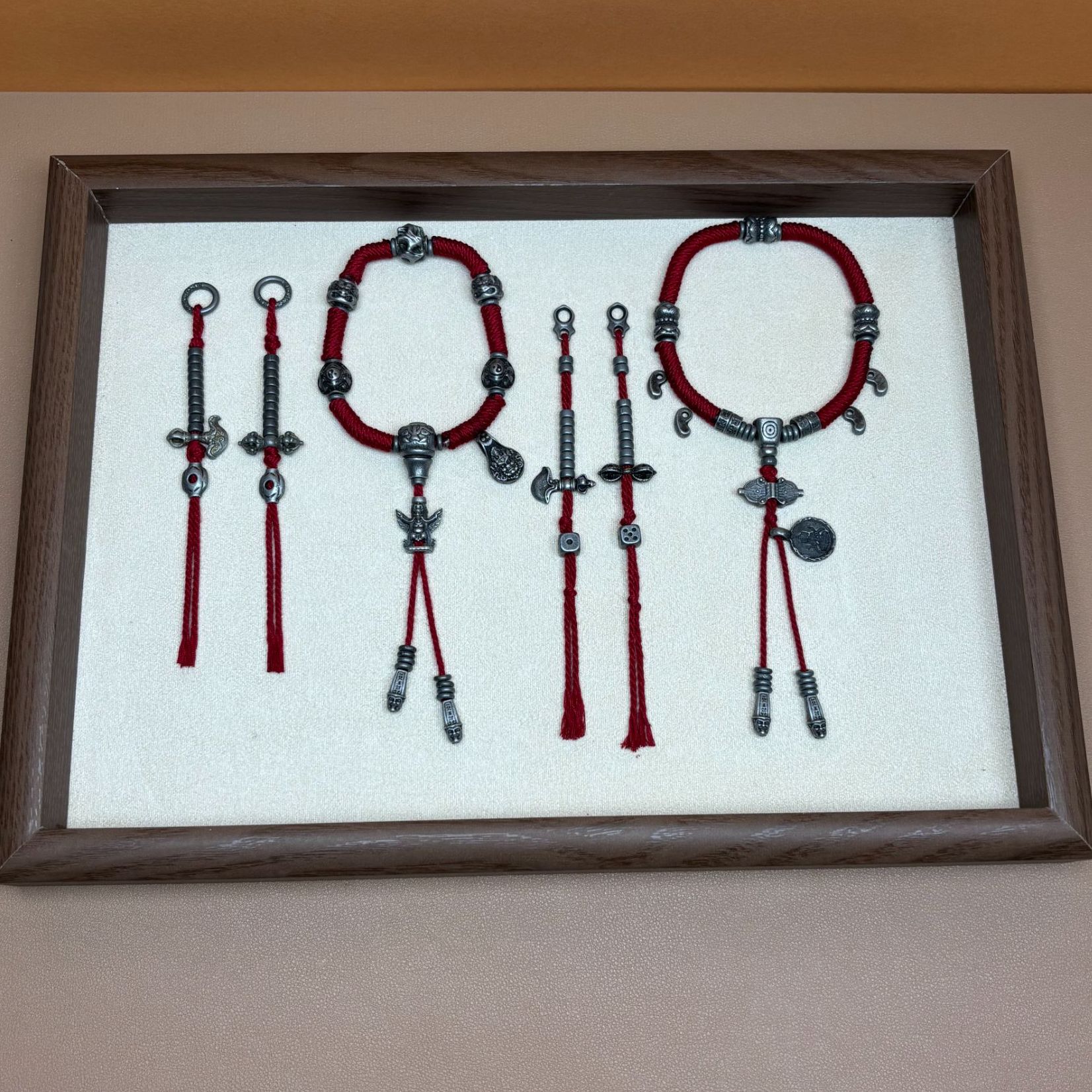 (藏老六用心严选)2套藏式配串套装散件＋2套藏式计数器侧挂散件