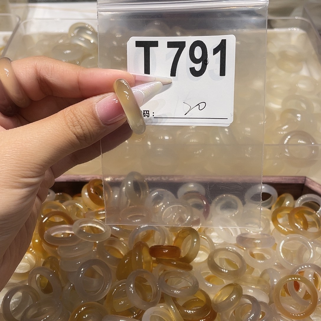 玛瑙/玉髓未镶嵌戒指791