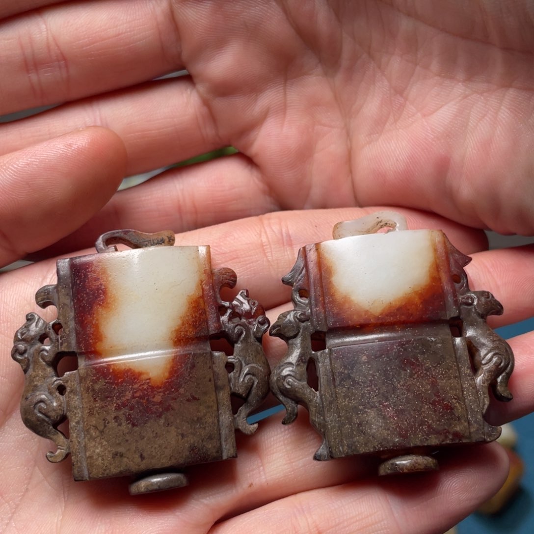 和田玉挂件未镶嵌洪*