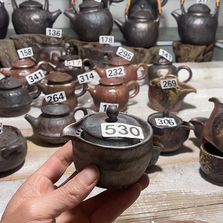 纯手工柴烧茶具精品