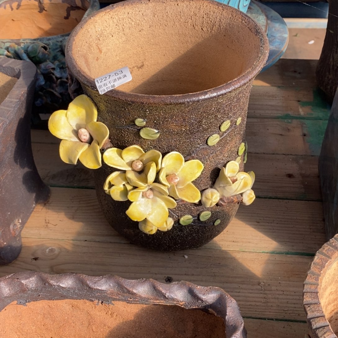 黑***天53号多肉盆口径17高23