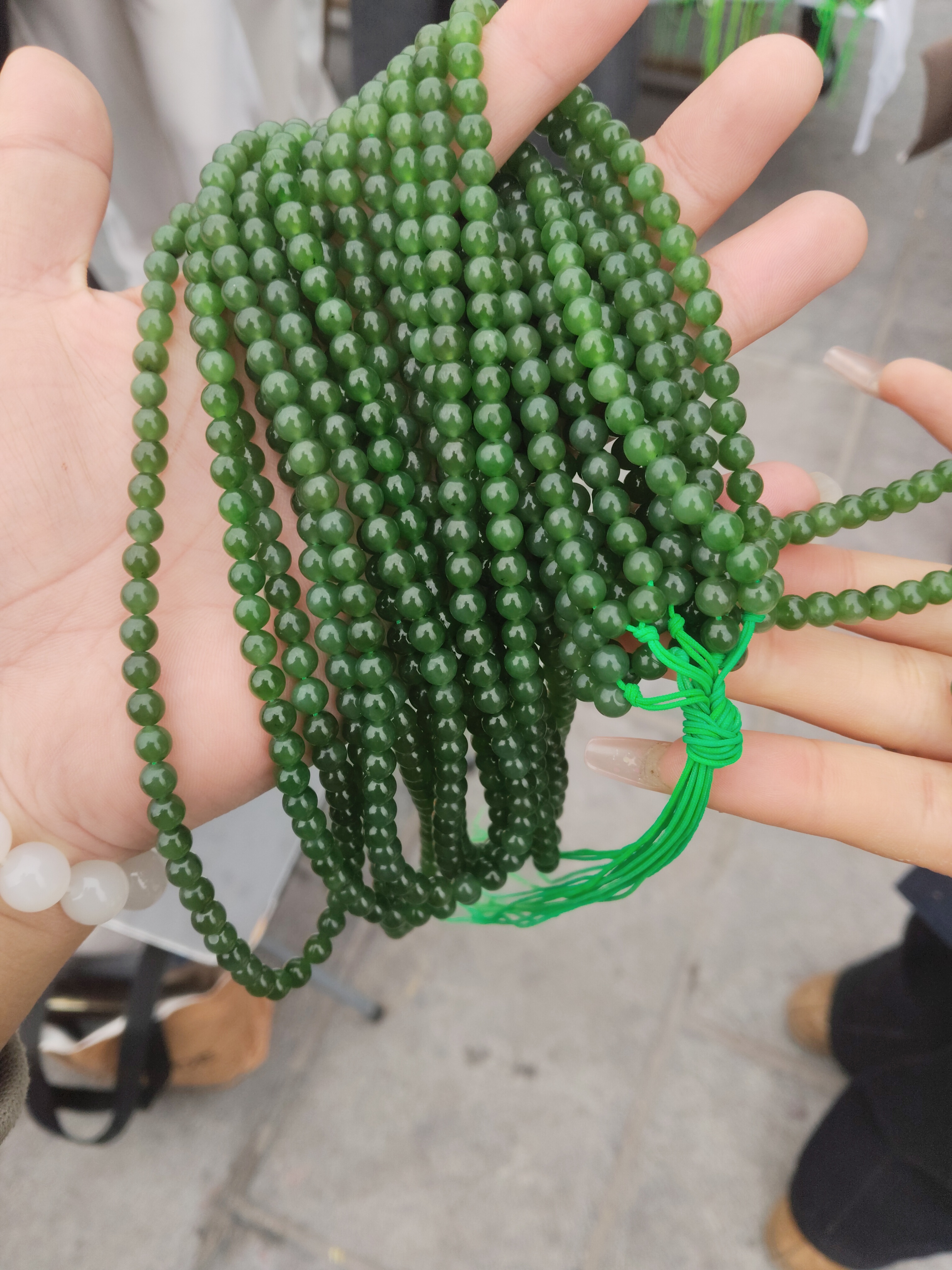 高端和田玉未镶嵌项链